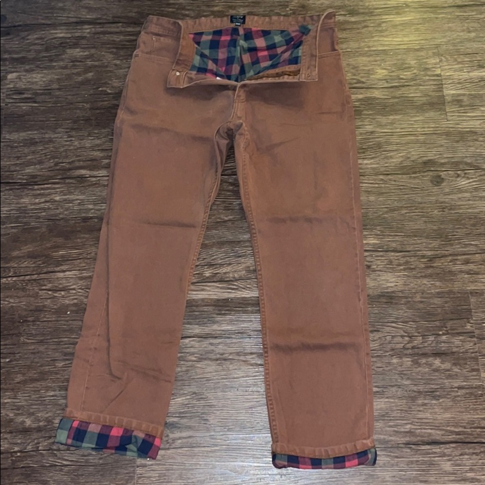 J. Crew The Sutton Flannel Lining Size 33x32